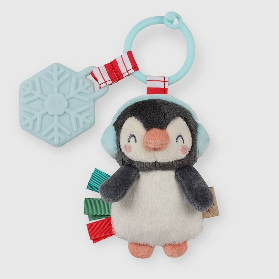Holiday Itzy Pal - Plush + Teether Penguin