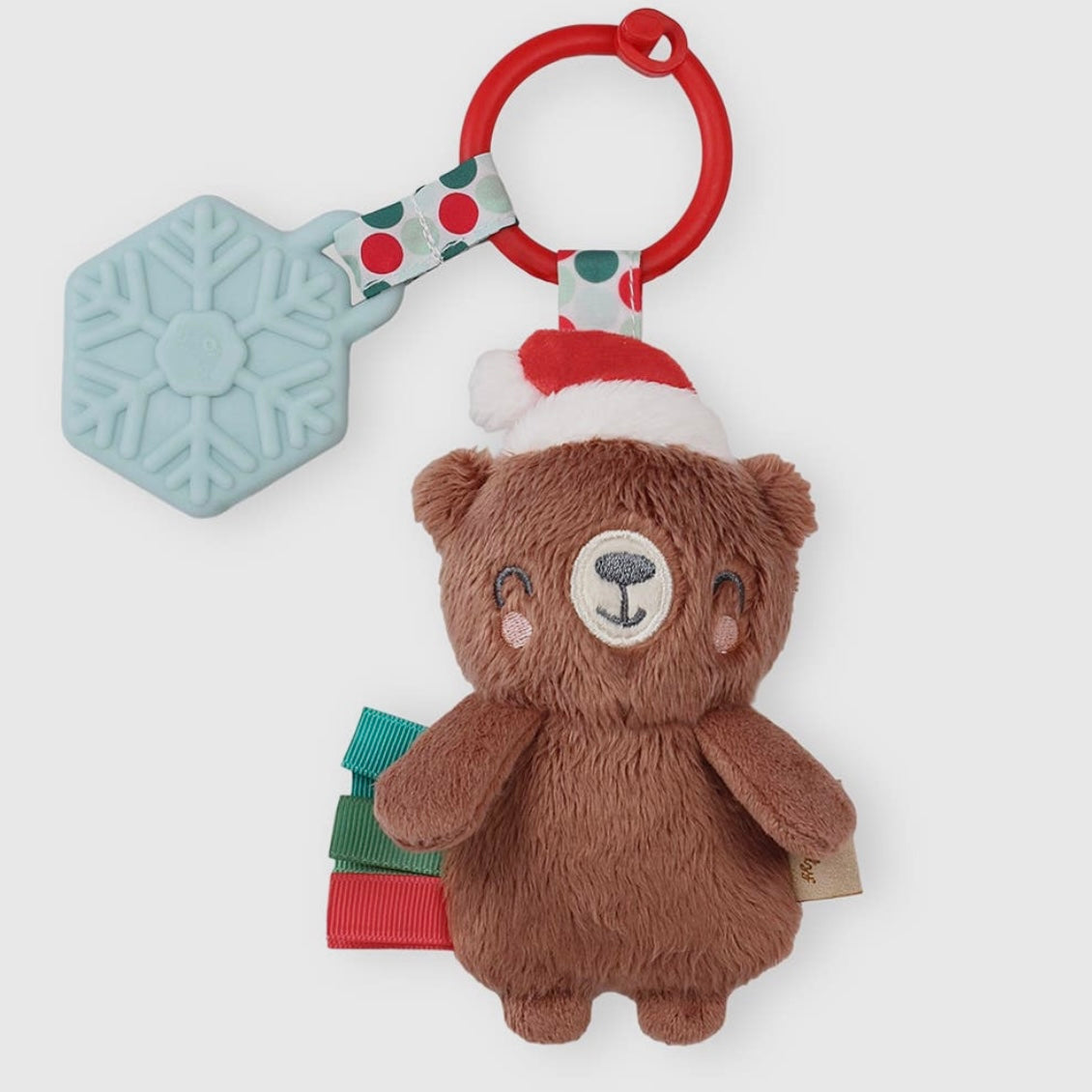 Holiday Itzy Pal - Plush + Teether Bear